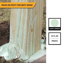 2 Lb. Postfix Fence Post Mix, Mix-In-The-Bag Expanding Foam for Supporting Non-S
