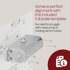 PrimeWare DC-300 Automatic Adjustable Door Closers for Home | Soft Close, No …