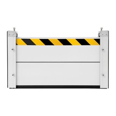 Flood Barrier for Home Aluminum Alloy Garage Door Water Barrier H15.7in W31.5in