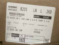 NEW Sargent 8205 LN L 26D LHR 1-1/4 E TEMP 1-3/4 Mortise Lock **FREE SHIPPING**