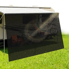 RV Awning Sun Shade Screen 8′ X 12’3” (Fit for 13′ Awning), One-Piece Durabl…