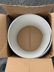 Appleton 14 In. X 33.5 Ft. Royal Brown over White Aluminum Trim Coil