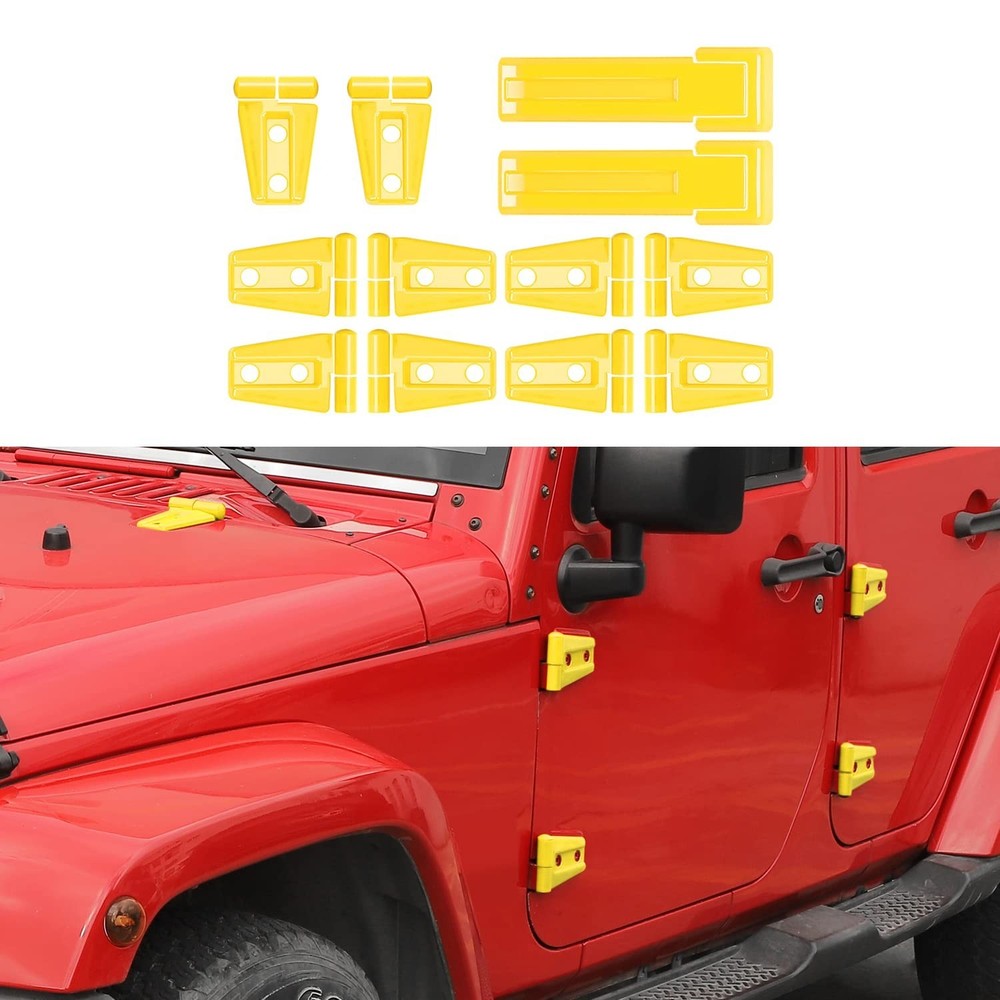 CheroCar Door Hinge Cover &Tailgate Hinge Cover Exterior Accessories Decorati…