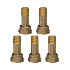 Midline Valve XND0034-OM-5 Brass Water Meter Coupling Adapter Pipe Fitting wi…