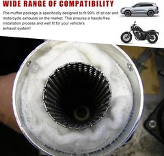 White Universal Ceramic Fiber Exhaust Mufer Mat Heat Insulation&Sound Insulation
