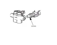 15U395, Adapter, Male x Female, Graco, Fusion CS, ClearShot