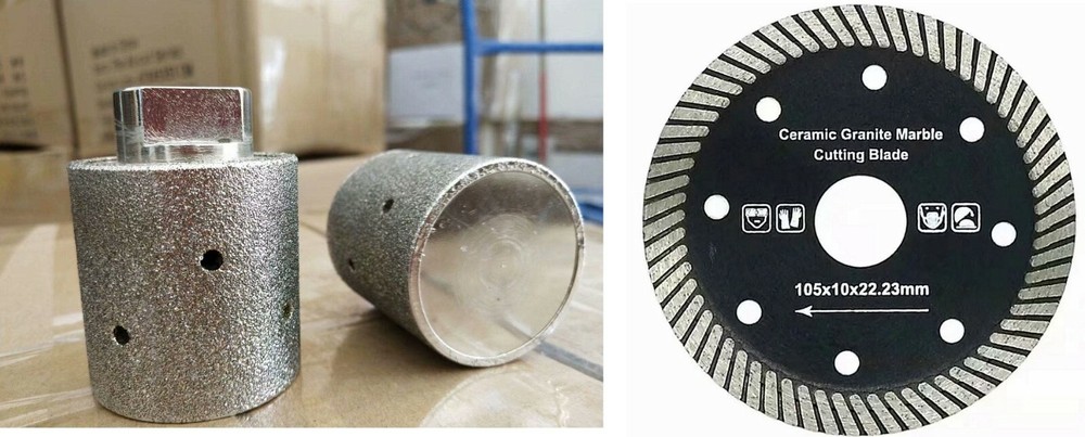 1″ 25mm Diamond Zero Tolerance grinding Drum Saw Blade marble ceramic granite