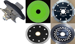 Granite Marble Porcelain Diamond Tool Kit V40 1-1/2″ FULL Bullnose Bit +4 Blades