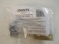 Dante Combo Pack with Straight 1/2″ Valve / Chrome Floor Plate / 3″ Key