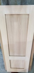 2 Panel White Oak Mission Shaker Flat Panel Solid Core Interior Wood Doors Door