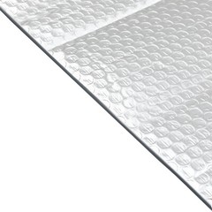 Double Bubble Reflective Insulation Panels 6-Pack 24 × 47.2in For Garage Door