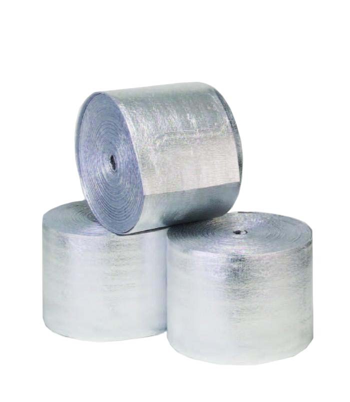 Reflective Foil Insulation Spiral Duct Pipe Wrap Foam Core 4″ x 25′ R8 PREMIUM