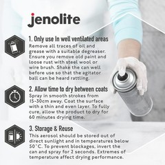JENOLITE Chrome Spray Paint – Smooth 13.52 Ounce (Pack of 1),