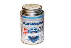 Blue Monster 1-Step Clear PVC Cement 1/2 Pint No Primer NSF ASTM