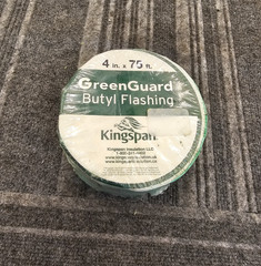 KingsPan 4in x 75ft Green Guard Butyl Flashing Heavy Duty