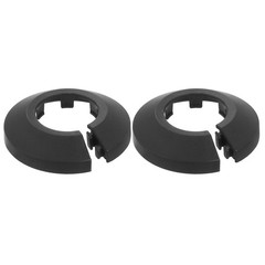 Escutcheon Plate, 2Pcs 25mm – Fit 0.98″ Outer Diameter Pipe Flange (Black)
