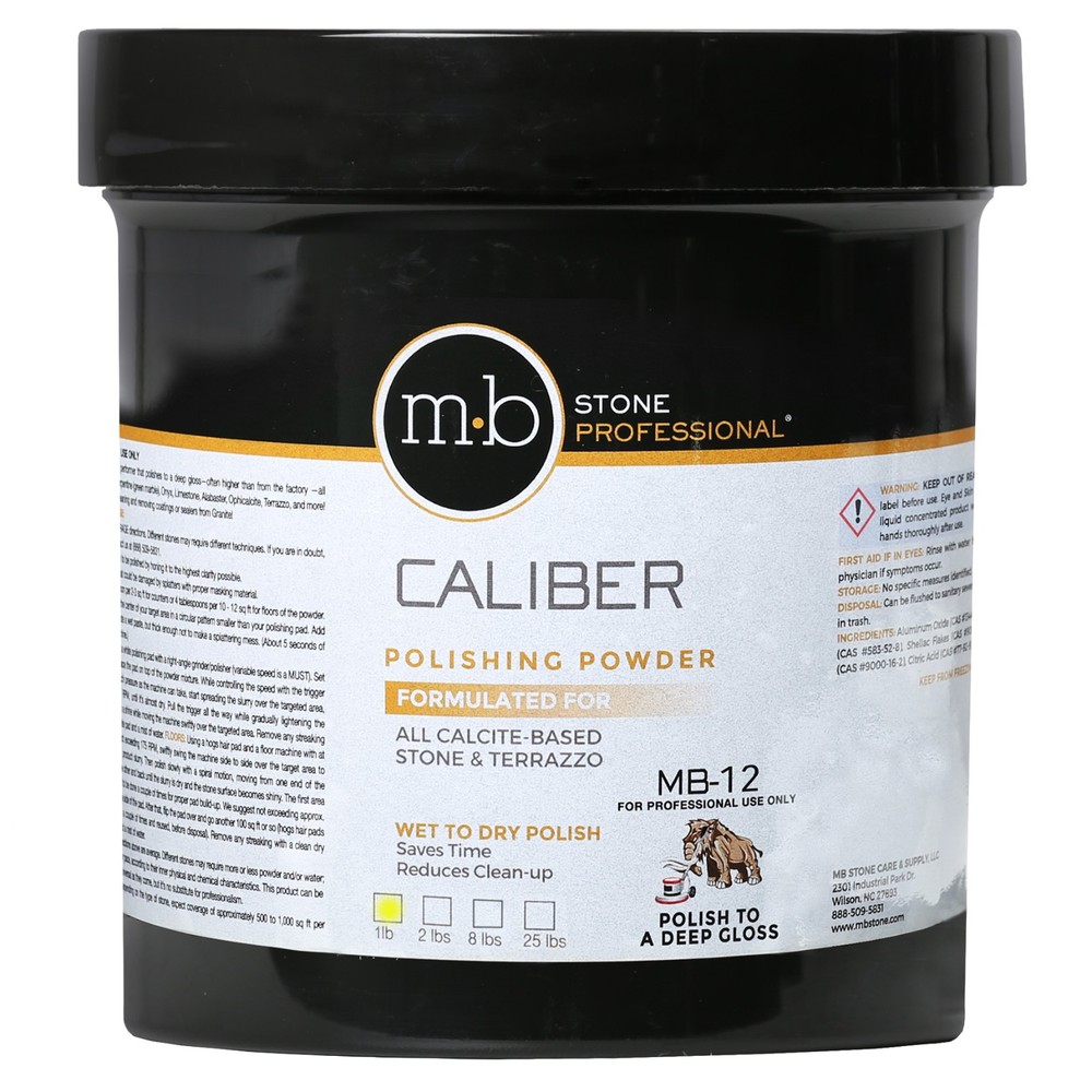 MB-12 Stone Polishing Powder for Marble – 1 Lb