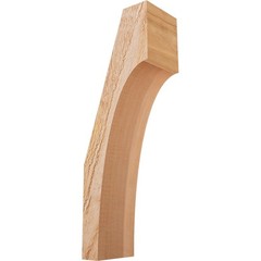 Ekena Millwork Brc04X06X18Wtl00Rwr 4W X 6D X 18H Westlake Rough Sawn Knee Brace