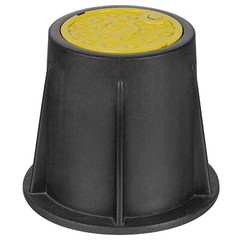 Gas Stop Tap Box Surface Box Stop Cock Box Valve Box with Plastic Lid h=150mm