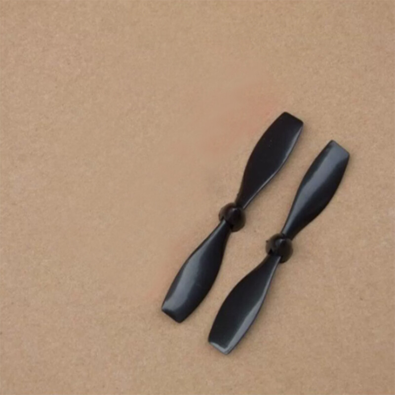 75mm Plastic Propeller Props 1mm Shaft Red/Black RC Model Aircraft Drone DIY