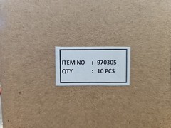 Box of 10 Cleanout Plug, 4 In, Brass raised head