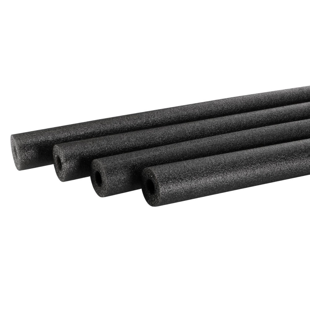 Foam Tube Sponge Protective Sleeve Black 13mm(0.5 Inch) ID, Pack of 4