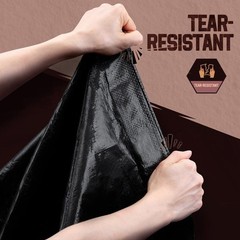8×10 FT Tarp Waterproof 8 Mil Poly Tarps Medium Duty Waterproof, UV Resistant…