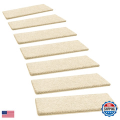 Pure Era Carpet Stair Treads Ultra Plush 8 X 30 Soft Indoor Stair Protectors