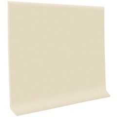 Roppe 4 In. x 20 Ft. Roll Almond Vinyl Self-Stick Wall Cove Base HC40C53S184