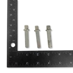 3 Pcs Metal Square Drive Door Handle Spindle, Latch Part 2″ Long