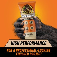 Gorilla All Purpose Wood Filler, Natural Color, 6 Ounce 1 – Pack,