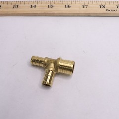 Apollo Pipe Tee Fitting Brass 3/4″ x 1/2″ x 1/2″ Pex 248-980