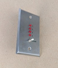 Vintage Micro State 4 LED Alarm Control Display Control Panel Model R4 Unit 2