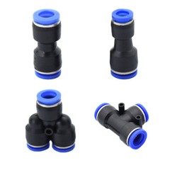 PG Air Pneumatic Fitting Hose Tube Straight Reducer Quick Connector 4mm 6mm 8mm