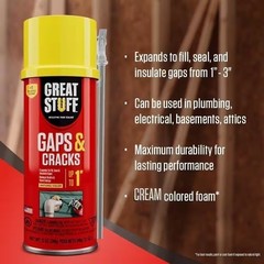 Great Stuff 12 Oz. Gaps and Cracks Insulating Spray Foam Sealant Fast Delivery