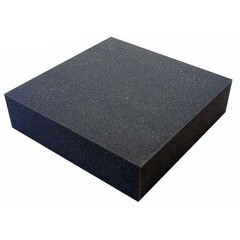 Manufacturer Varies Foam Sheet, Open Cell, 24 in W, 24 in L, 1/2 in Thick,