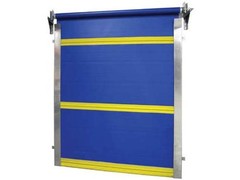 Commercial [9′ x 9′] Vinyl Pro Roll Up Door Using External Motor | Fabric Door