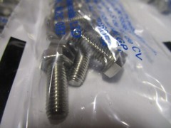 M6-1.0 x 16mm DIN 933 A2-70 Stainless Steel Hex Cap Screw QTY 75