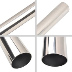 BIGREAT OD 3” Inch 48 Length OD：3”-Straight-48” Length-1PC, Silver