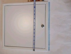 Commercial Grade Steel Access Door, 12 x 12 Flush Universal Screwdriver Latch