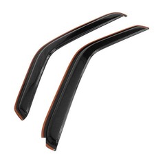 Window Visor 2pcs Smoke Slim Tape in Channel for Ford Ranger 93-08 224-0557