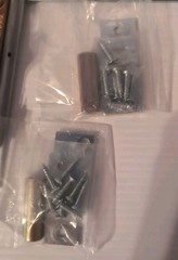 Set of 2: Rockford 555.26D Lever Extension Flush Bolts, Satin Chrome