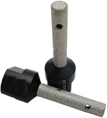 1pc 10mm Vacuum Brazed Diamond Finger Bits With 5/8″-11 Thread for Tile Stone