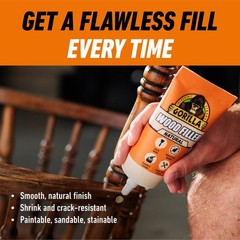 Gorilla All Purpose Wood Filler, Natural Color, 6 Ounce 1 – Pack,