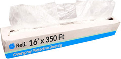 Plastic Sheeting, White | 16′ X 350 Feet | Overspray Plastic Sheeting – Transluc