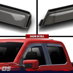 Window Visor Rain Guards Fit For Ford F150 Raptor Super Duty SuperCrew 2015-2026