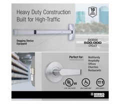 Brinks Commercial Rim Panic Exit Device Emergency Door Push New FAST SHIPPING
