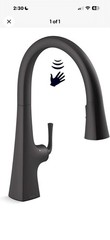 Kohler Graze Touchless Pulldown Kitchen Faucet K-22068-BL – MATTE BLACK FINISH