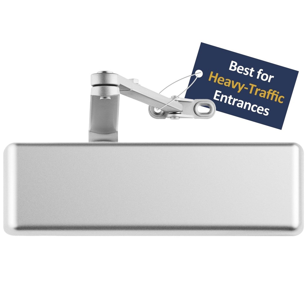 Lawrence Extra Heavy Duty Door Closer Commercial Grade 1 – Adjustable 6-Speed…