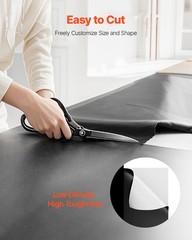 6Mil Plastic Sheeting Roll 10 x 100 FT Heavy Duty Film Black & White